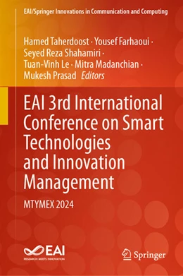 Abbildung von Taherdoost / Farhaoui | EAI 3rd International Conference on Smart Technologies and Innovation Management | 1. Auflage | 2024 | beck-shop.de