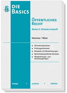 Abbildung von Grieger / Hemmer | Die Basics Öffentliches Recht - Band 2 Verwaltungsrecht | 10. Auflage | 2024 | beck-shop.de