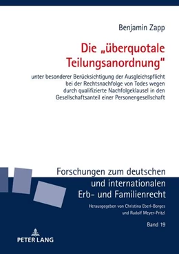 Abbildung von Zapp | Die ¿überquotale Teilungsanordnung¿ | 1. Auflage | 2024 | beck-shop.de