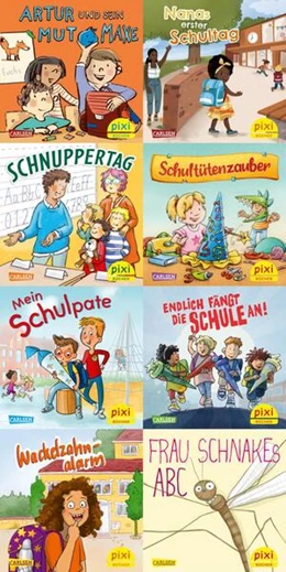 Abbildung von diverse | Pixi-8er-Set 304: In die Schule mit Pixi (8x1 Exemplar) | 1. Auflage | 2025 | beck-shop.de