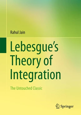 Abbildung von Jain | Lebesgue’s Theory of Integration | 1. Auflage | 2025 | beck-shop.de