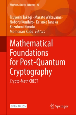 Abbildung von Takagi / Wakayama | Mathematical Foundations for Post-Quantum Cryptography | 1. Auflage | 2025 | 40 | beck-shop.de