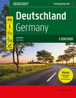 Abbildung von Freytag & Berndt | Deutschland, Autoatlas 1:200.000, 2026/2027, freytag & berndt | 1. Auflage | 2025 | beck-shop.de