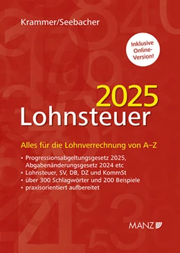 Abbildung von Krammer / Seebacher | Lohnsteuer 2025 | 45. Auflage | 2024 | beck-shop.de