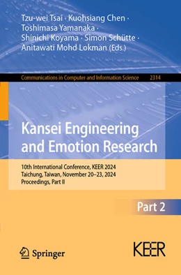 Abbildung von Tsai / Chen | Kansei Engineering and Emotion Research | 1. Auflage | 2024 | beck-shop.de