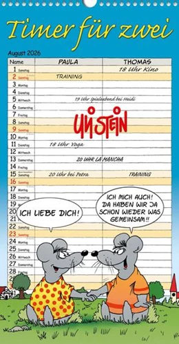 Abbildung von Stein | Uli Stein Timer für zwei 2026: Monatskalender für die Wand | 1. Auflage | 2025 | beck-shop.de