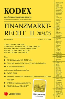 Abbildung von Doralt | KODEX Finanzmarktrecht Band II 2024/25 - inkl. App | 45. Auflage | 2024 | beck-shop.de