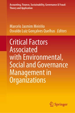 Abbildung von Meiriño / Quelhas | Critical Factors Associated with Environmental, Social and Governance Management in Organizations | 1. Auflage | 2025 | beck-shop.de