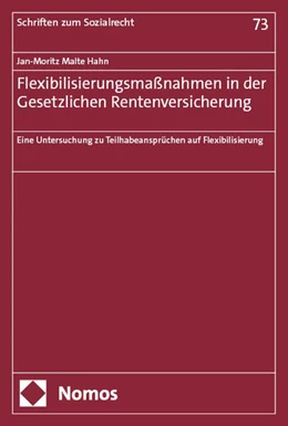 Abbildung von Hahn | Flexibilisierungsmaßnahmen in der Gesetzlichen Rentenversicherung | 1. Auflage | 2024 | beck-shop.de