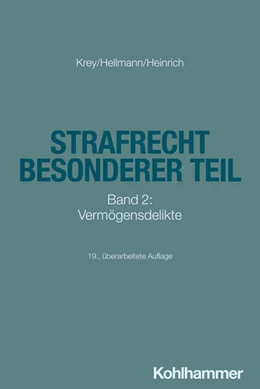 Abbildung von Hellmann / Heinrich | Strafrecht Besonderer Teil | 19. Auflage | 2024 | beck-shop.de