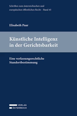 Abbildung von Paar | Künstliche Intelligenz in der Gerichtsbarkeit | 1. Auflage | 2024 | beck-shop.de