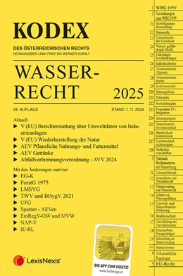 Abbildung von Doralt | KODEX Wasserrecht 2024/25 - inkl. App | 28. Auflage | 2024 | beck-shop.de