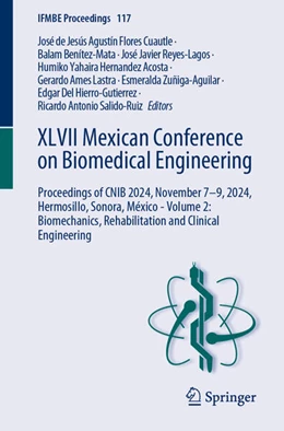 Abbildung von Flores Cuautle / Benítez-Mata | XLVII Mexican Conference on Biomedical Engineering | 1. Auflage | 2025 | 117 | beck-shop.de