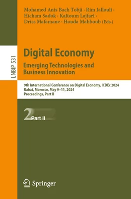 Abbildung von Bach Tobji / Jallouli | Digital Economy. Emerging Technologies and Business Innovation | 1. Auflage | 2024 | beck-shop.de