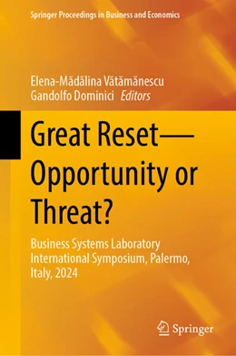 Abbildung von Vatamanescu / Dominici | Great Reset-Opportunity or Threat? | 1. Auflage | 2024 | beck-shop.de