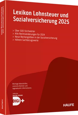 Abbildung von Lexikon Lohnsteuer und Sozialversicherung 2025 plus Onlinezugang | 1. Auflage | 2025 | beck-shop.de