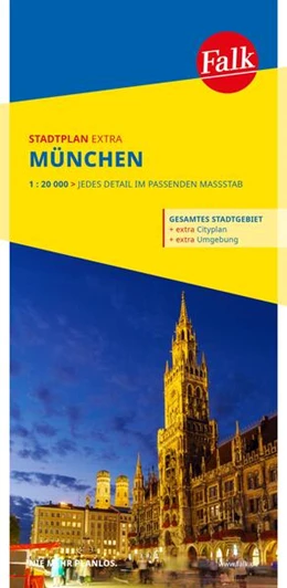 Abbildung von Falk Stadtplan Extra München 1:20.000 | 37. Auflage | 2025 | beck-shop.de