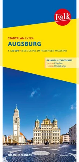 Abbildung von Falk Stadtplan Extra Augsburg 1:20.000 | 20. Auflage | 2025 | beck-shop.de