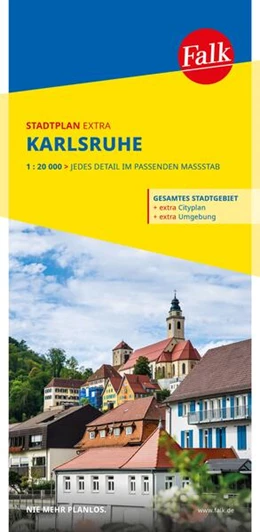 Abbildung von Falk Stadtplan Extra Karlsruhe 1:20.000 | 18. Auflage | 2025 | beck-shop.de