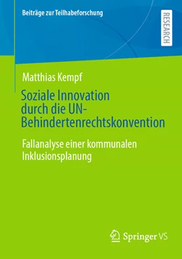 Abbildung von Kempf | Soziale Innovation durch die UN-Behindertenrechtskonvention | 1. Auflage | 2024 | beck-shop.de