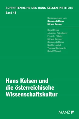 Abbildung von Jabloner / Gassner | Hans Kelsen und die österreichische Wissenschaftskultur | 1. Auflage | 2024 | 43 | beck-shop.de