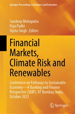 Abbildung von Mohapatra / Padhi | Financial Markets, Climate Risk and Renewables | 1. Auflage | 2024 | beck-shop.de