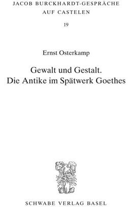Abbildung von Osterkamp | Gewalt und Gestalt | 1. Auflage | 2007 | 19 | beck-shop.de