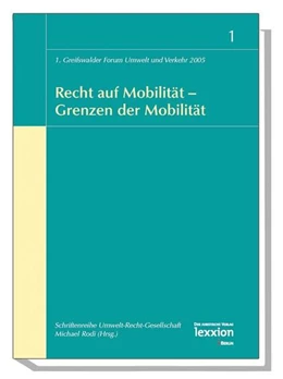 Abbildung von Rodi | Recht auf Mobilität - Grenzen der Mobilität | 1. Auflage | 2006 | 1 | beck-shop.de