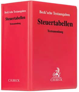 Abbildung von Steuertabellen | 161. Auflage | 2024 | beck-shop.de