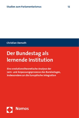 Abbildung von Demuth | Der Bundestag als lernende Institution | 1. Auflage | 2009 | 12 | beck-shop.de