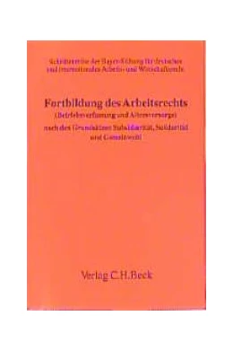 Abbildung von Fortbildung des Arbeitsrechts | 1. Auflage | 2001 | Band 7 | beck-shop.de