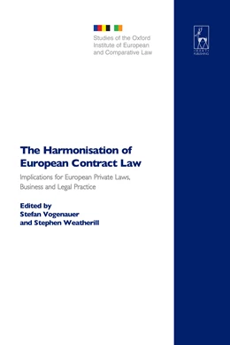 Abbildung von Vogenauer / Weatherill | Harmonisation of European Contract Law | 1. Auflage | 2006 | beck-shop.de
