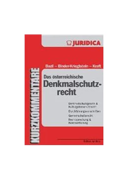 Abbildung von Bazil / Binder-Krieglstein | Das österreichische Denkmalschutzrecht | 1. Auflage | 2004 | 28 | beck-shop.de