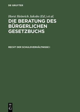 Abbildung von Jakobs / Schubert | Recht der Schuldverhältnisse I | 1. Auflage | 1978 | beck-shop.de