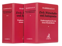 Abbildung von Habersack II | Zivil-, Wirtschafts- und Justizgesetze für die neuen Bundesländer | 65. Auflage | 2024 | beck-shop.de