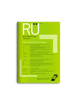 Abbildung von RechtsprechungsÜbersicht – RÜ | 48. Auflage | 2024 | beck-shop.de