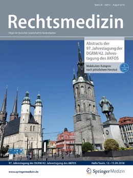 Abbildung von Rechtsmedizin | 28. Auflage | 2024 | beck-shop.de