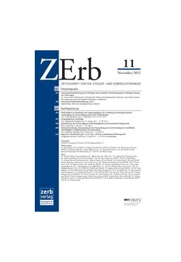Abbildung von ZErb • Zeitschrift für die Steuer- und Erbrechtspraxis | 20. Auflage | 2024 | beck-shop.de