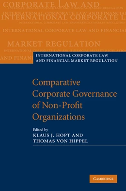 Abbildung von Hopt / Von Hippel | Comparative Corporate Governance of Non-Profit Organizations | 1. Auflage | 2010 | beck-shop.de