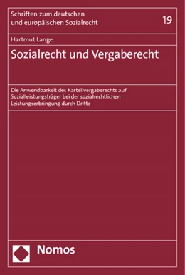 Abbildung von Lange | Sozialrecht und Vergaberecht | 1. Auflage | 2011 | 19 | beck-shop.de