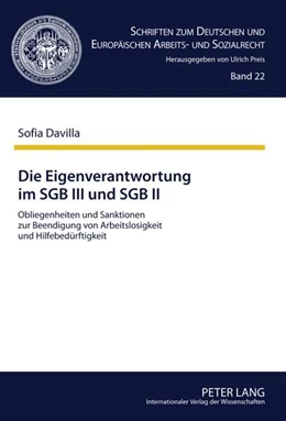 Abbildung von Davilla | Die Eigenverantwortung im SGB III und SGB II | 1. Auflage | 2011 | 22 | beck-shop.de