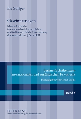 Abbildung von Schaeper | Gewinnzusagen | 1. Auflage | 2010 | 3 | beck-shop.de