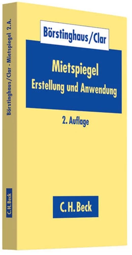 Abbildung von Börstinghaus / Clar | Mietspiegel | 2. Auflage | 2013 | beck-shop.de