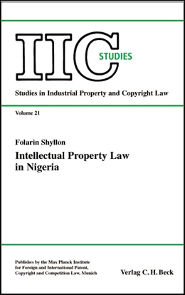 Abbildung von Shyllon | Intellectual Property Law in Nigeria | 1. Auflage | 2003 | Volume 21 | beck-shop.de