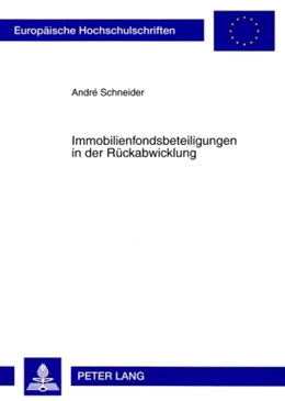 Abbildung von Schneider | Immobilienfondsbeteiligungen in der Rückabwicklung | 1. Auflage | 2009 | 4898 | beck-shop.de