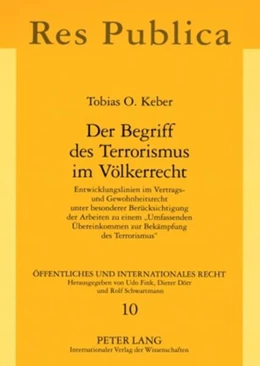 Abbildung von Keber | Der Begriff des Terrorismus im Völkerrecht | 1. Auflage | 2009 | 10 | beck-shop.de