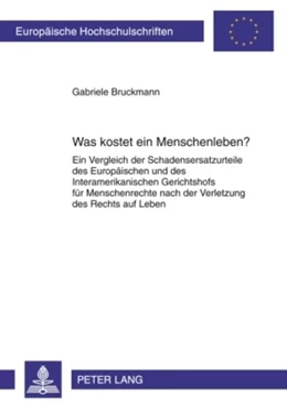 Abbildung von Bruckmann | Was kostet ein Menschenleben? | 1. Auflage | 2009 | 4956 | beck-shop.de