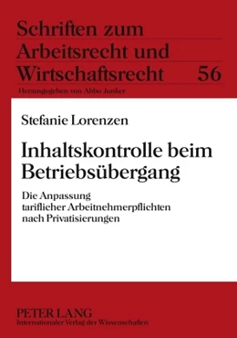 Abbildung von Lorenzen | Inhaltskontrolle beim Betriebsübergang | 1. Auflage | 2009 | 56 | beck-shop.de