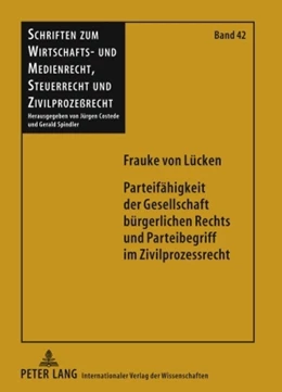 Abbildung von Lücken | Parteifähigkeit der Gesellschaft bürgerlichen Rechts und Parteibegriff im Zivilprozessrecht | 1. Auflage | 2009 | 42 | beck-shop.de