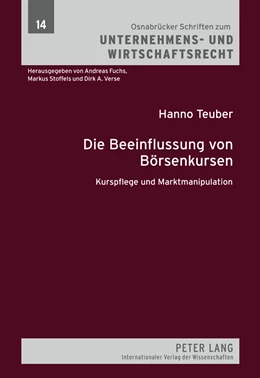 Abbildung von Teuber | Die Beeinflussung von Börsenkursen | 1. Auflage | 2011 | 14 | beck-shop.de